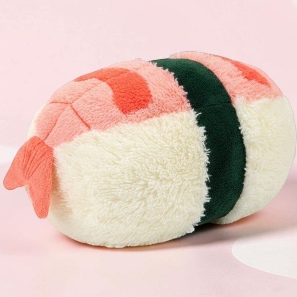 2017 Squishable Shrimp Sushi Plush 15" Large Stuffed Animal Toy Ebi Nigiri Food